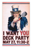 Poster for Advanstar Communications Summer deck party